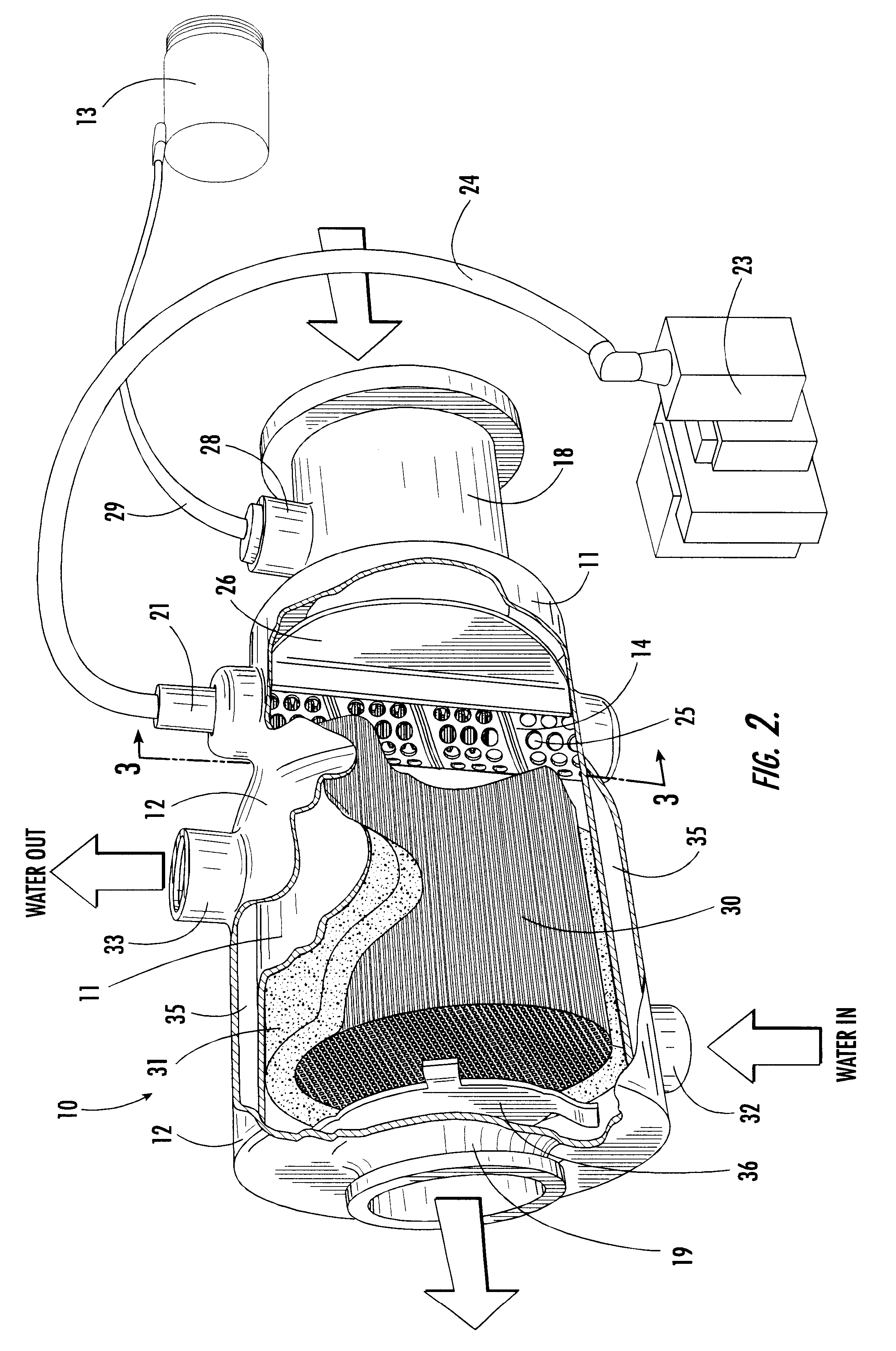 Emission control system for generator engine