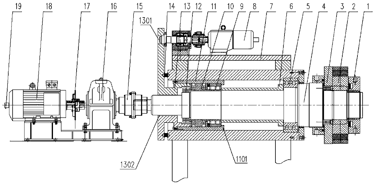 Automatic adjusting device for side clearance of belt drive side trimmer