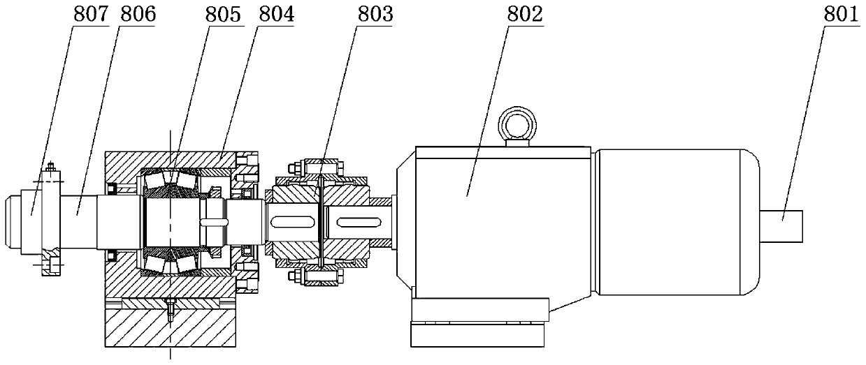 Automatic adjusting device for side clearance of belt drive side trimmer