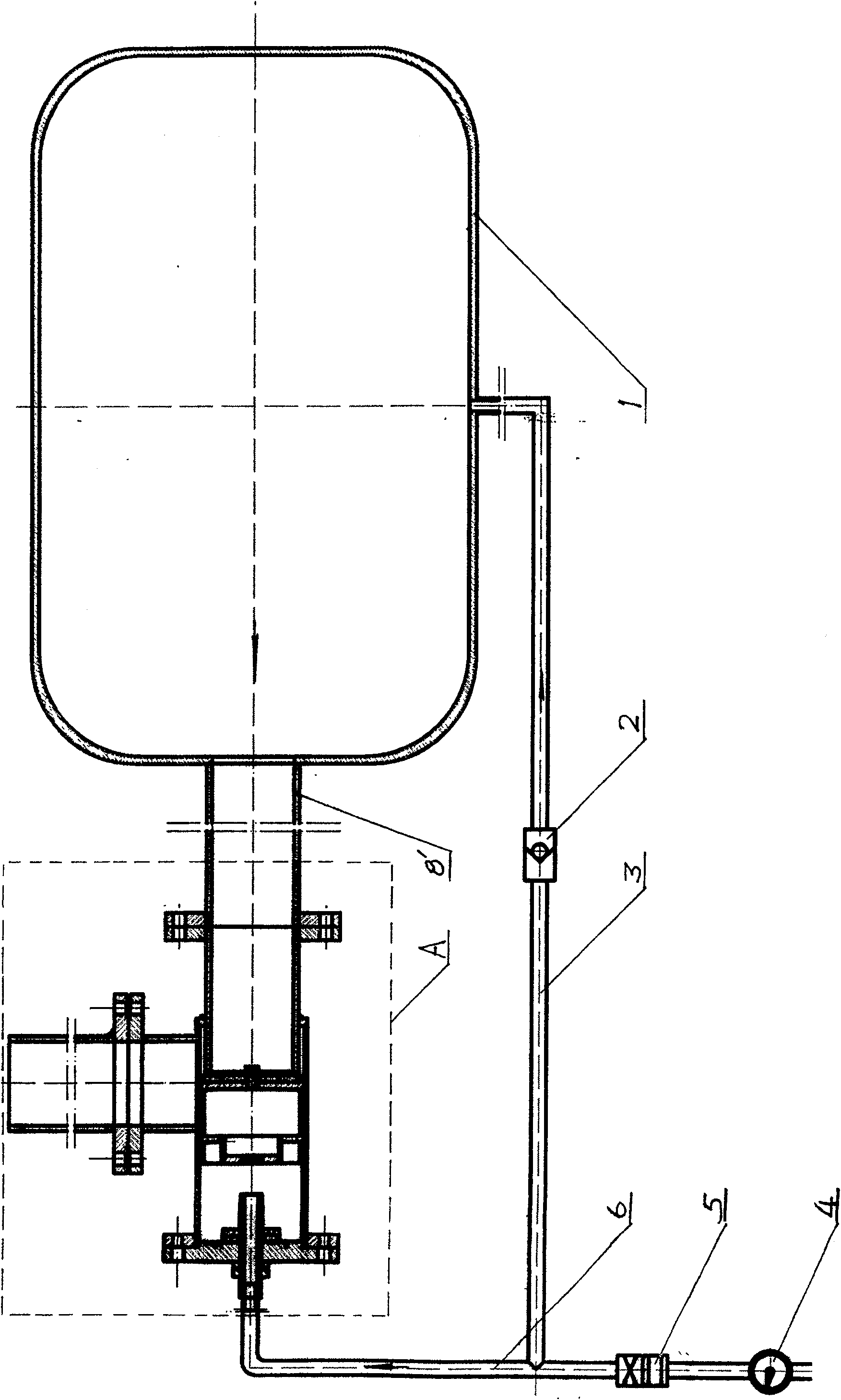 Air cannon block-removing equipment of micro-recoil