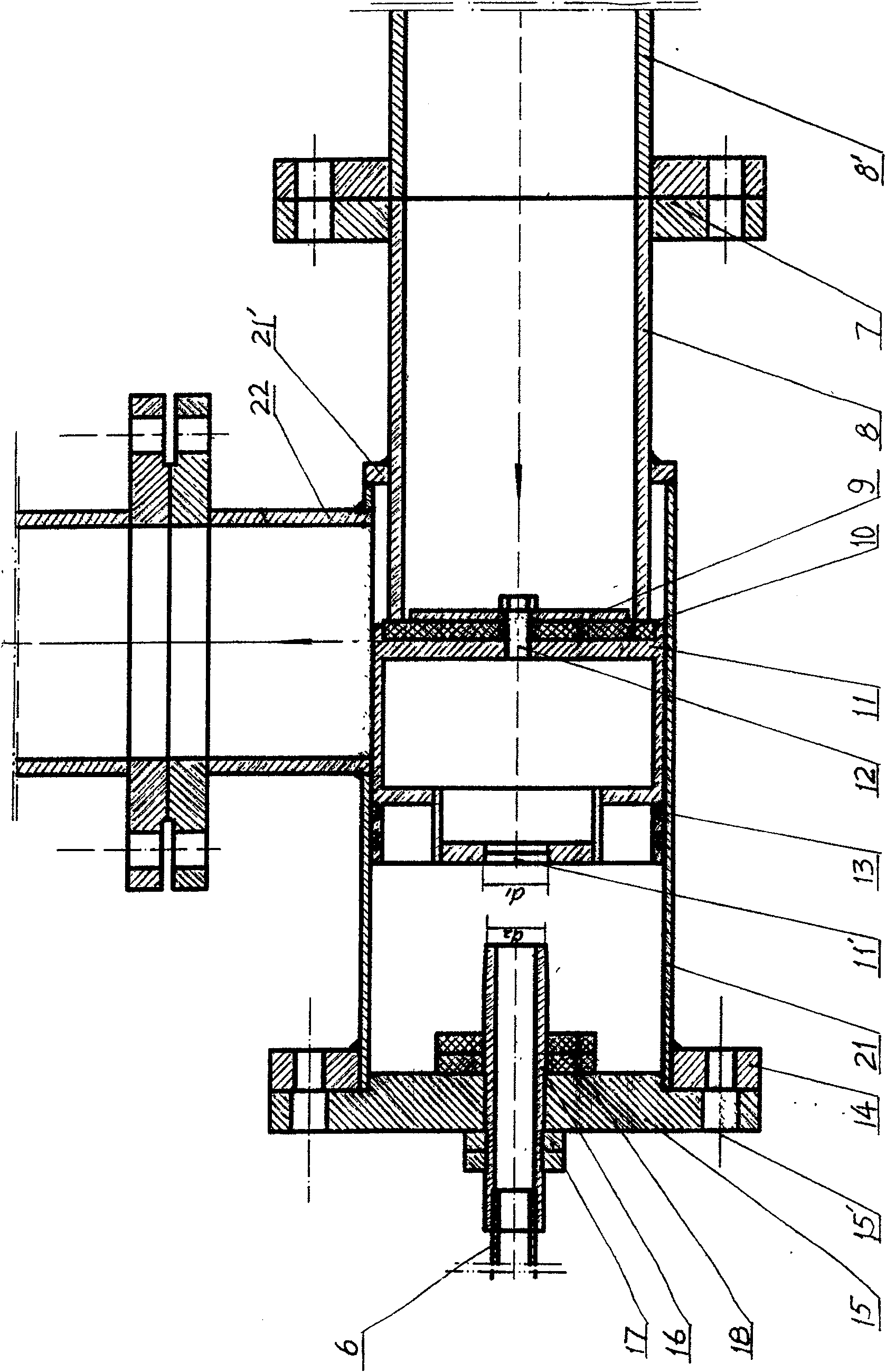 Air cannon block-removing equipment of micro-recoil