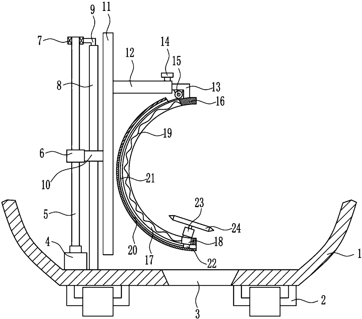 Round seedling shaping equipment