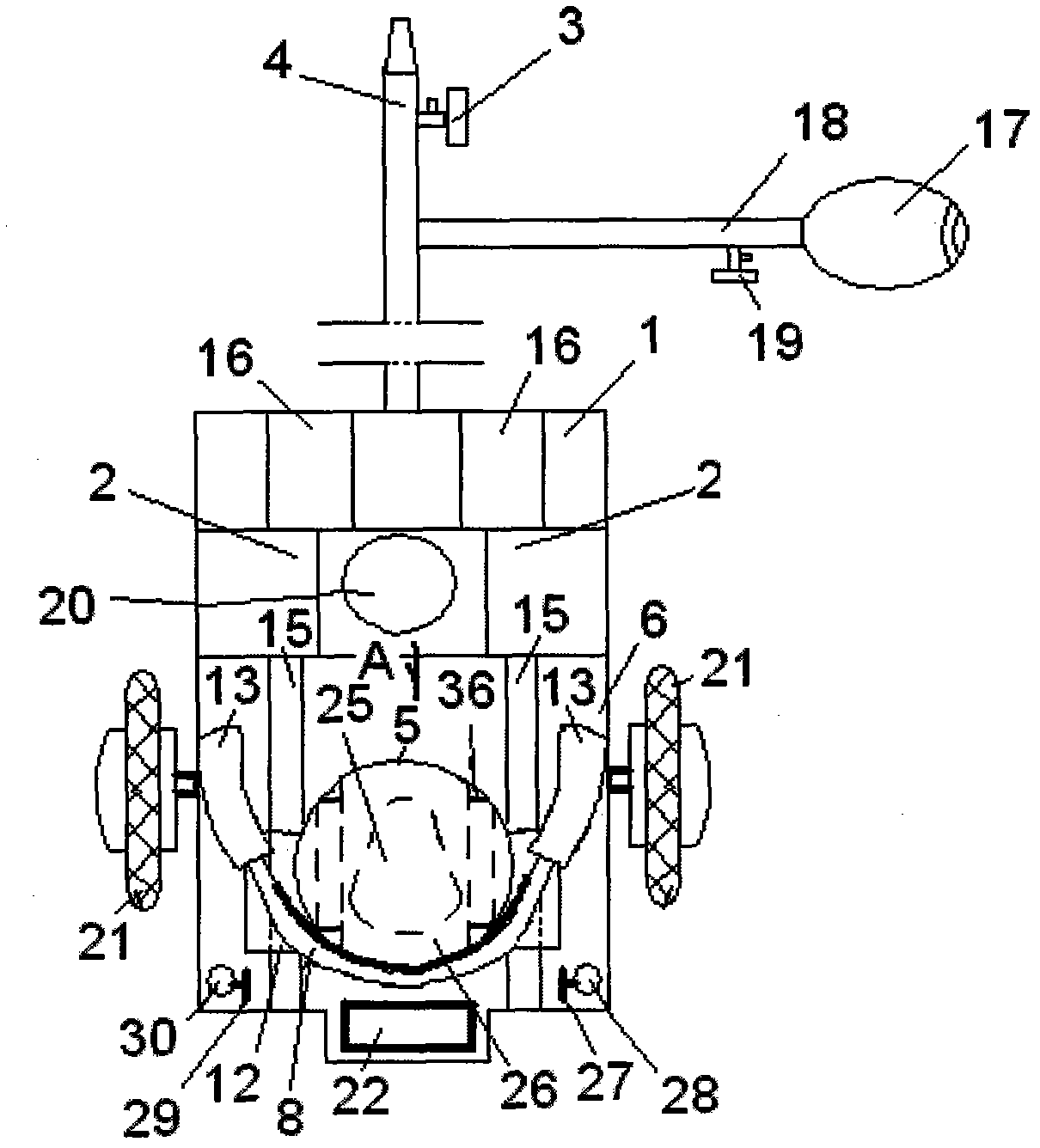 Electric multi-functional pregnant woman transporting cart device having enclosure and facilitating relieving the bowels
