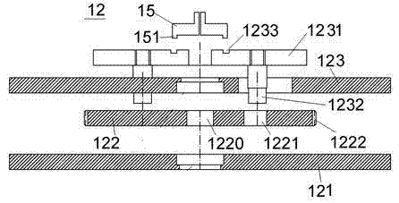 Three-point force tester for cylindrical elastic element