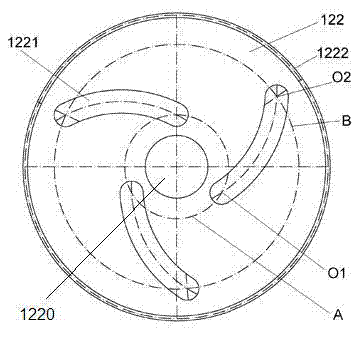 Three-point force tester for cylindrical elastic element