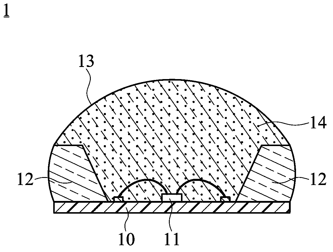 Small-size led packaging structure for enhancing light emitting angle