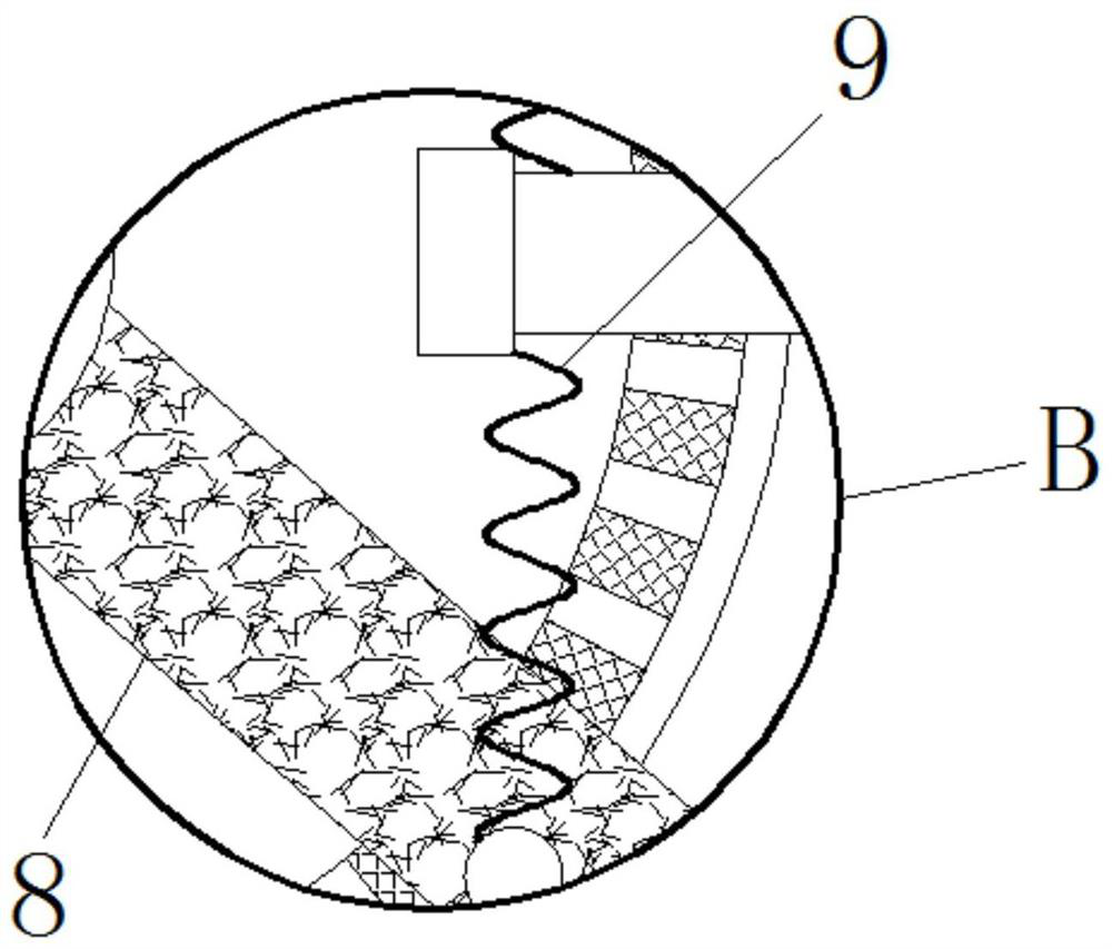 Textile fabric dyeing device based on intermittent dye feeding
