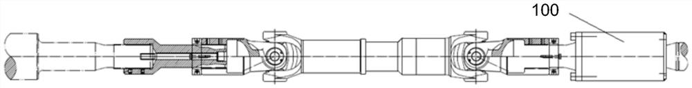 Hydraulic type anti-sliding safe coupling device for hot rolling finishing straightening machine