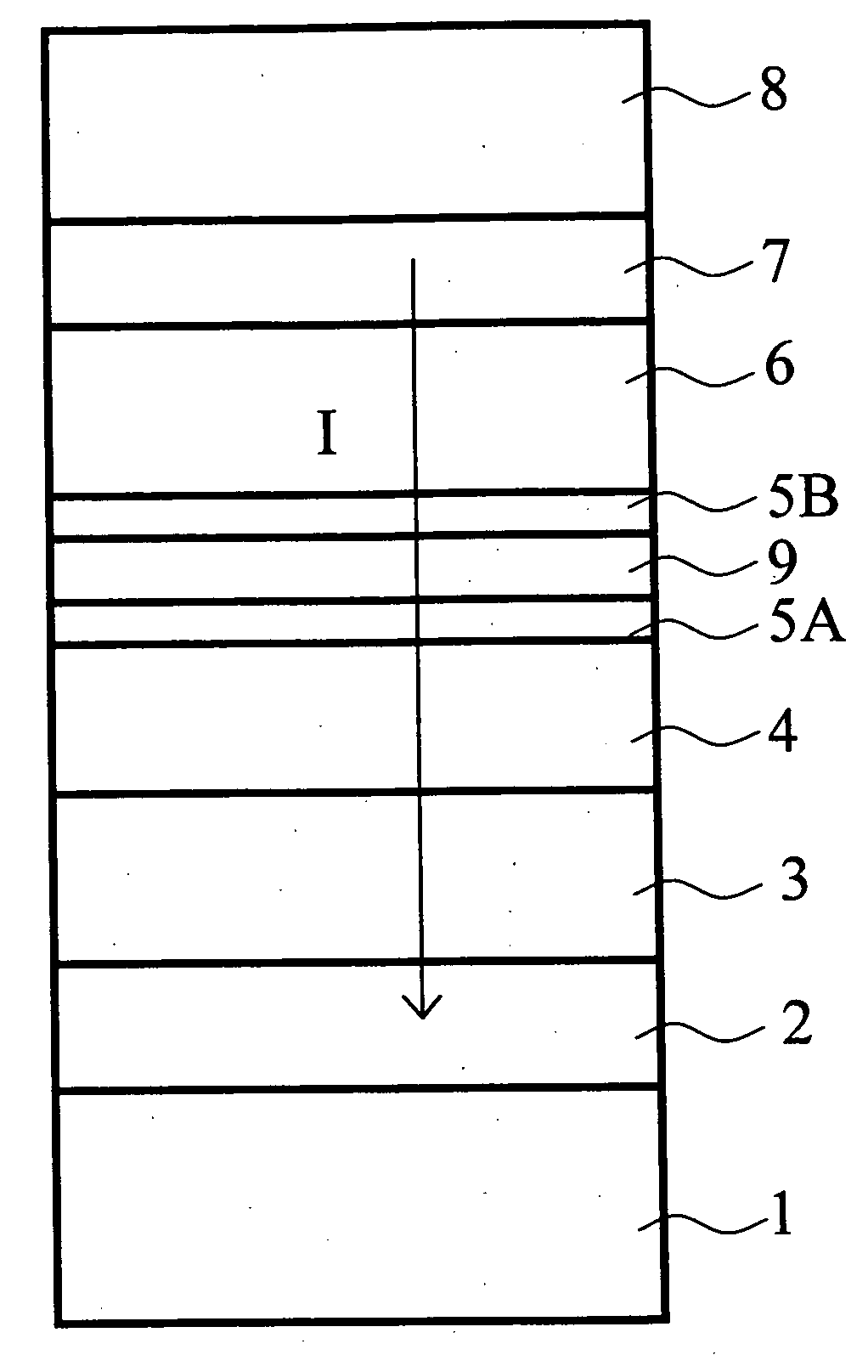 Magnetoresistance effect element having a nonmagnetic intermediate layer having a two-dimensional fluctuation of resistance