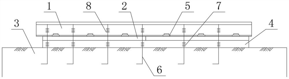 Ground transportation track installation method