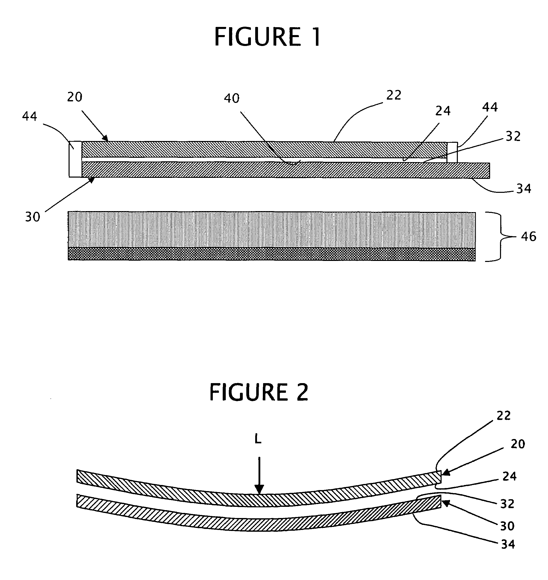 Glass laminate substrate having enhanced impact and static loading resistance