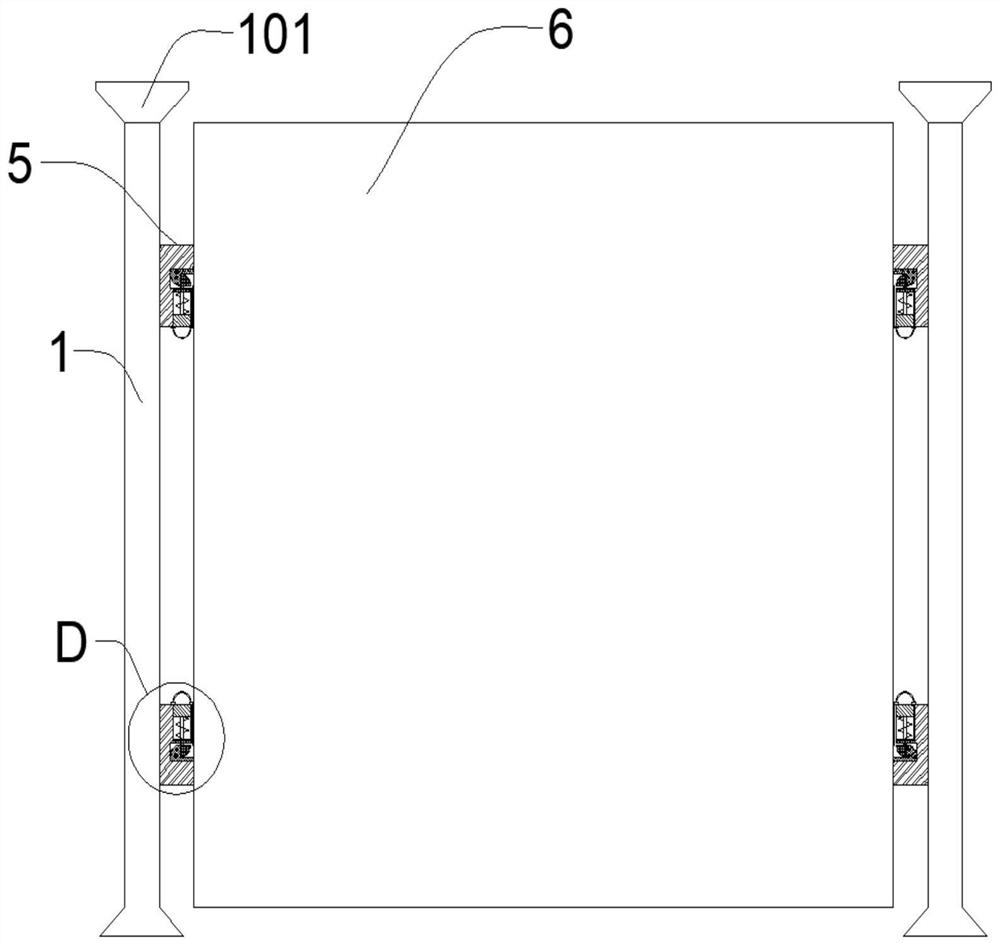 Energy-saving and environment-friendly construction fence