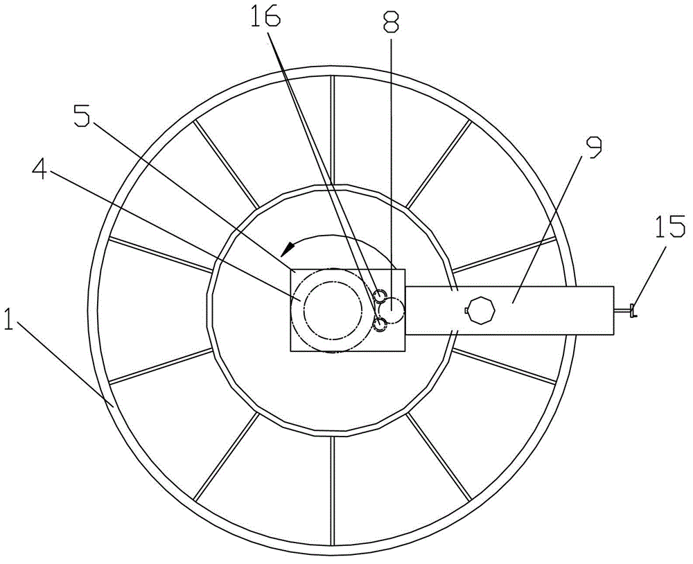 Device for machining circular-ring-shaped guide rail of revolving door