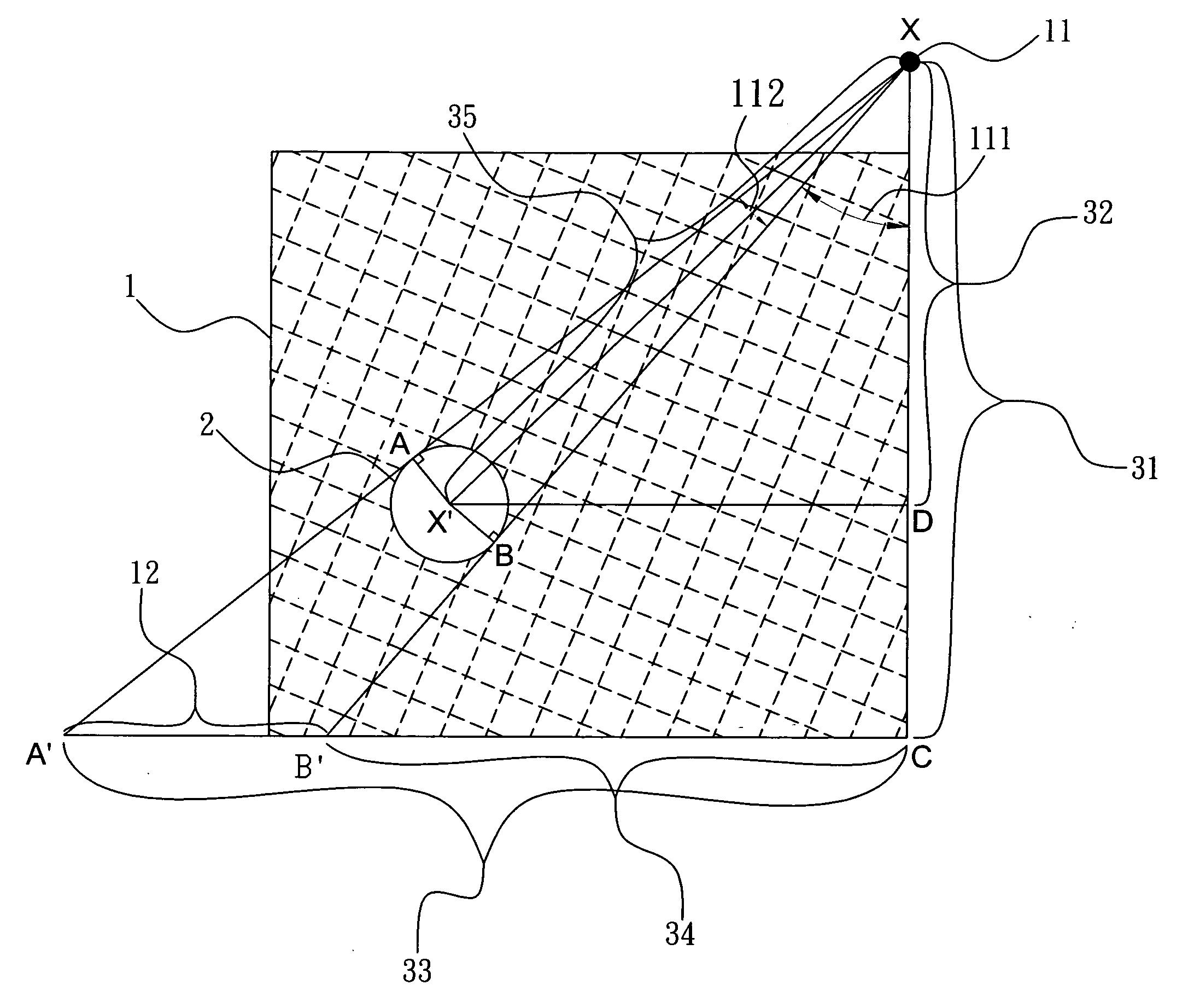 Device for measuring size of steel bar in structure and method thereof