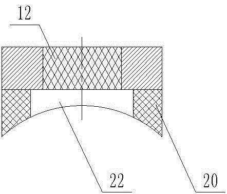 Guide sleeve for marking arc-shaped surface of bar