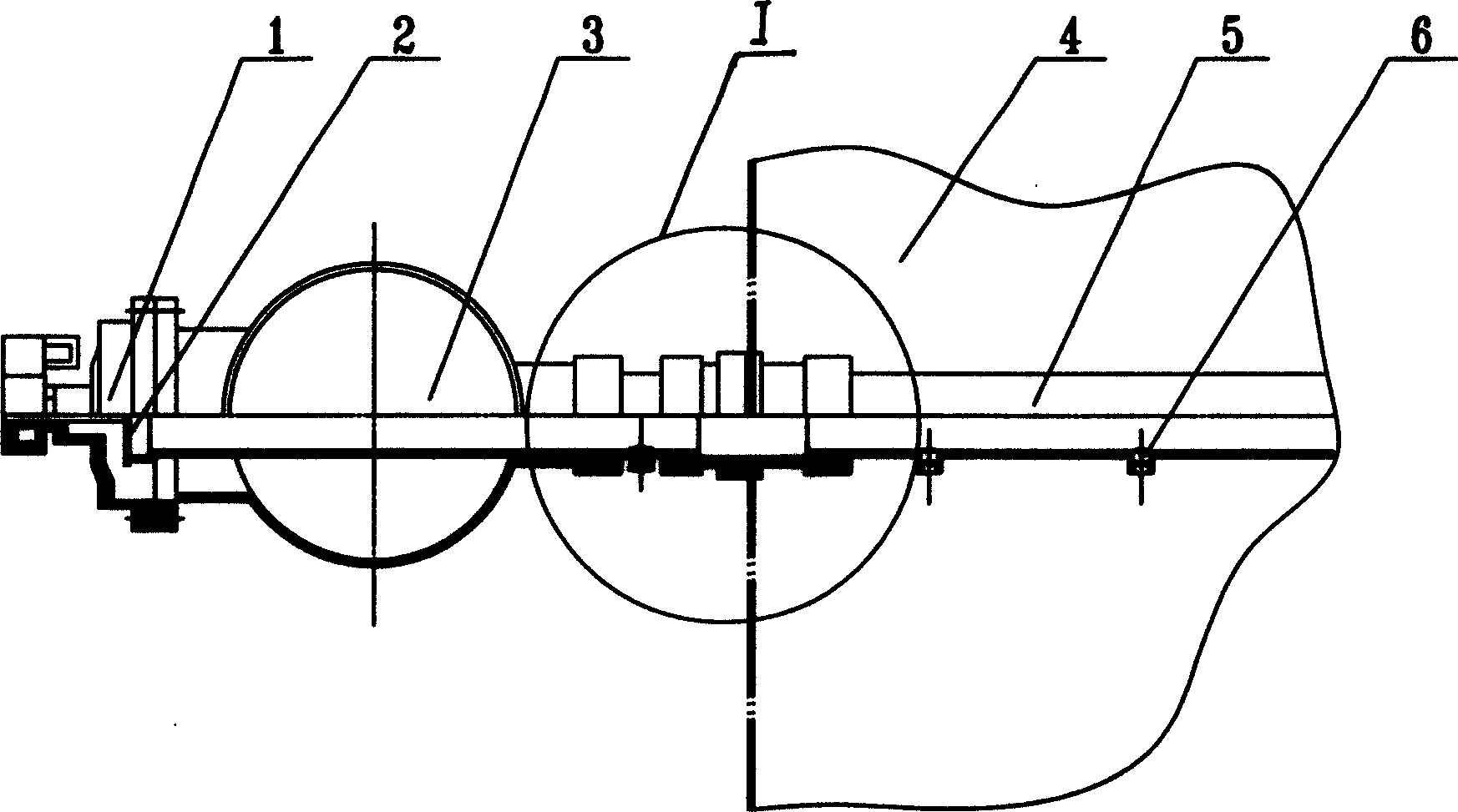 Self-support cooling air blowing apparatus