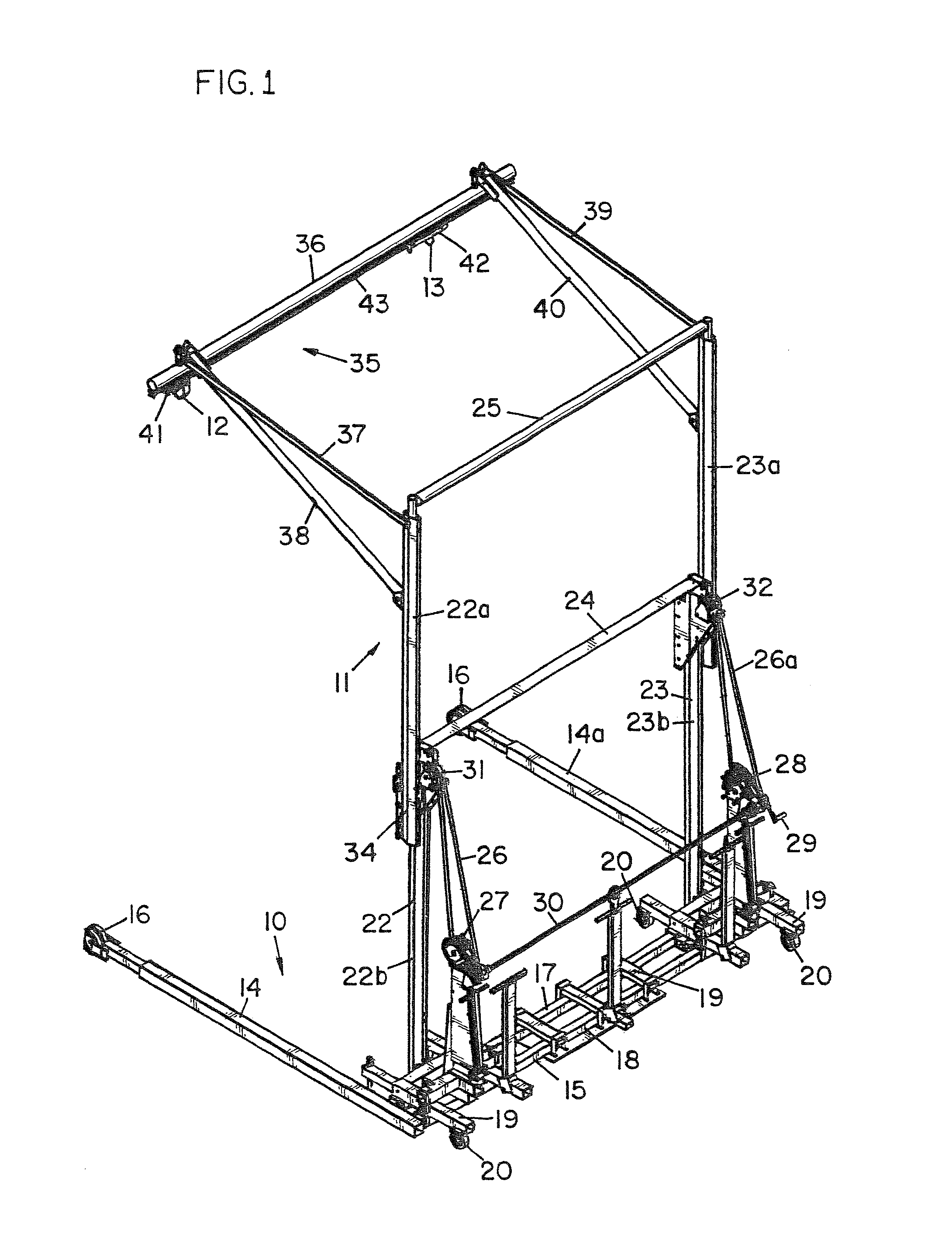 Mobile mount for attachment of a fall arrest system