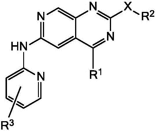 2,4,6-trisubstituted pyridino[3, 4-d]pyrimidine compounds, salts thereof and application