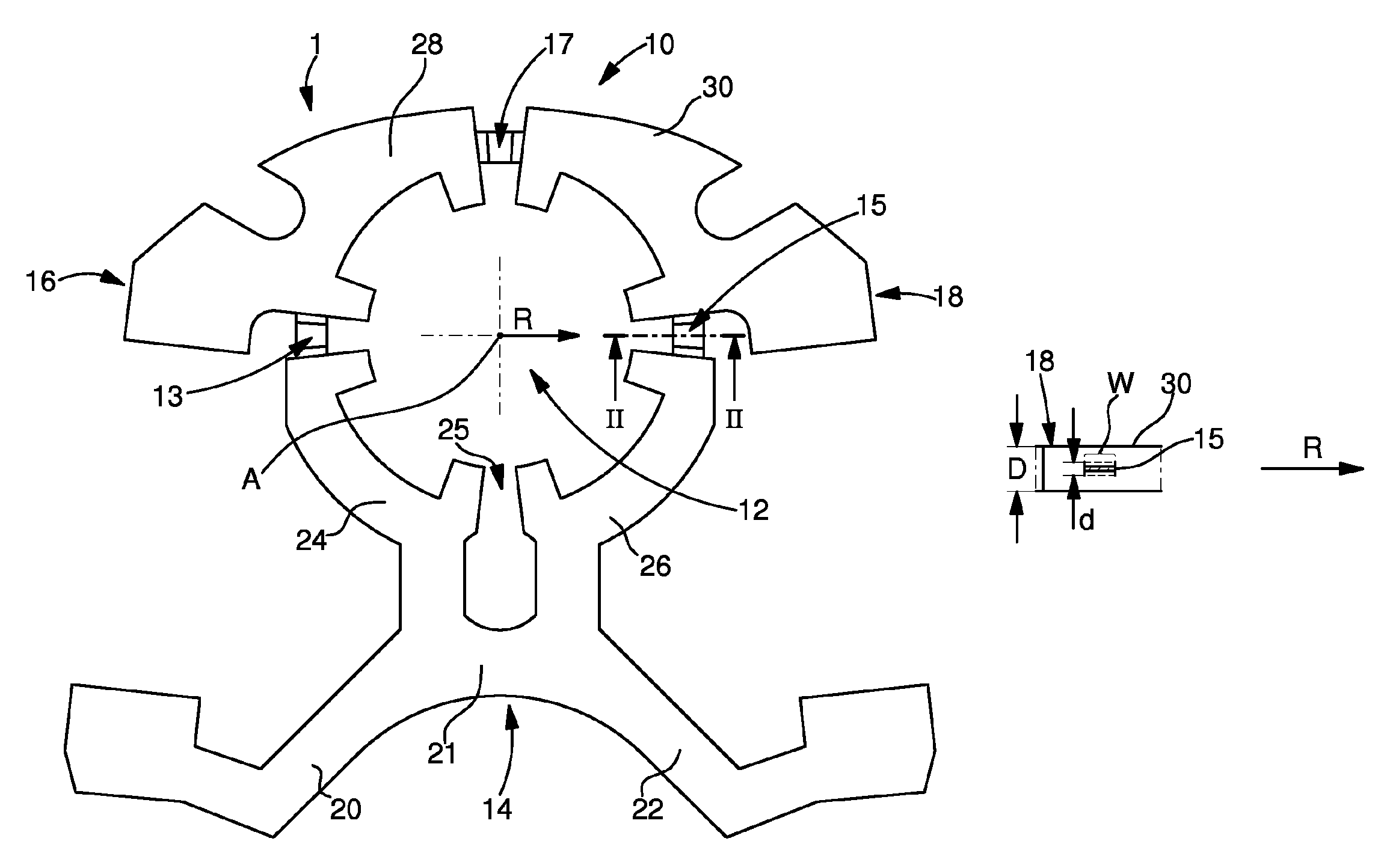 Stator for an electric motor