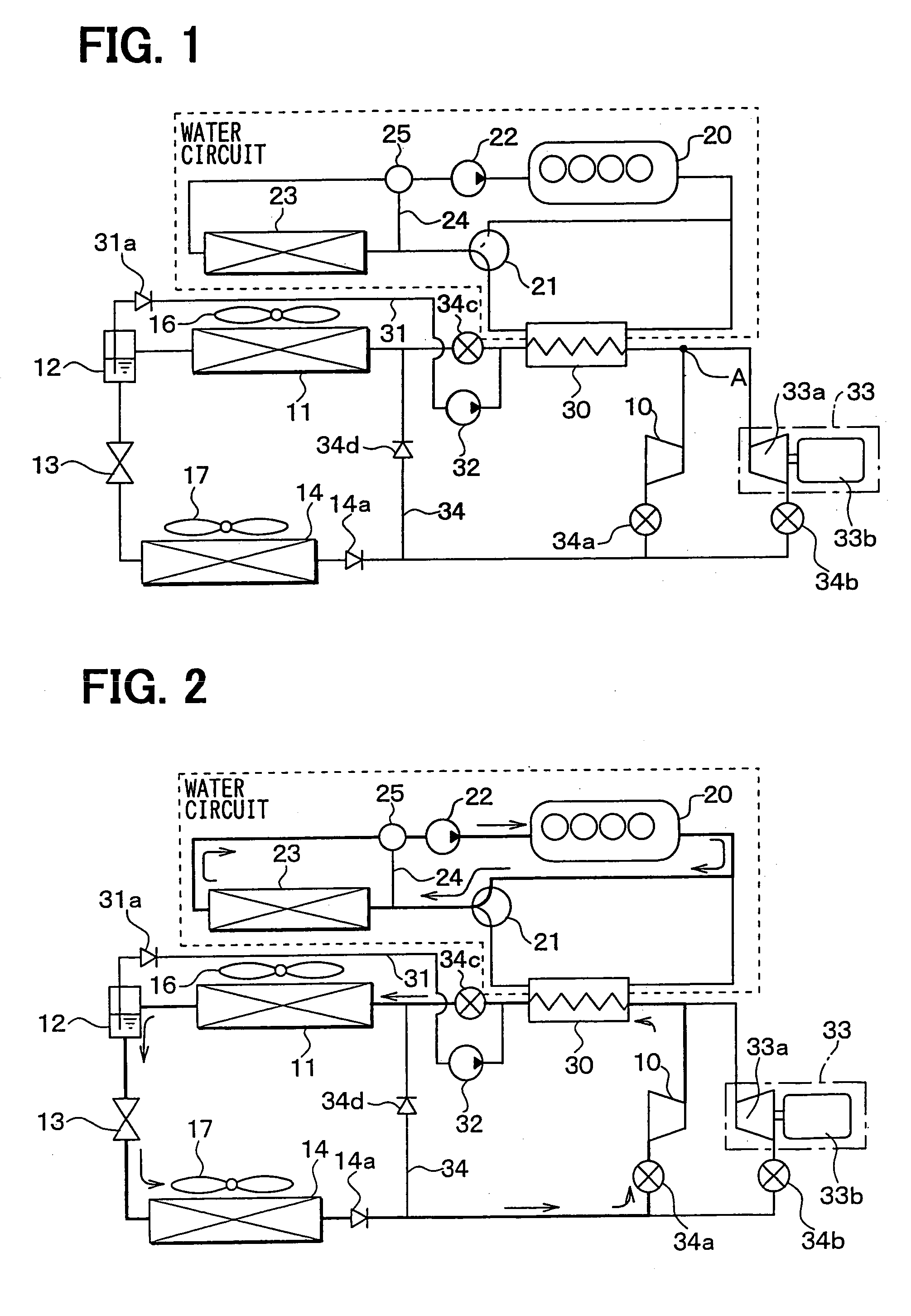 Vapor-compression refrigerant cycle system with refrigeration cycle and Rankine cycle