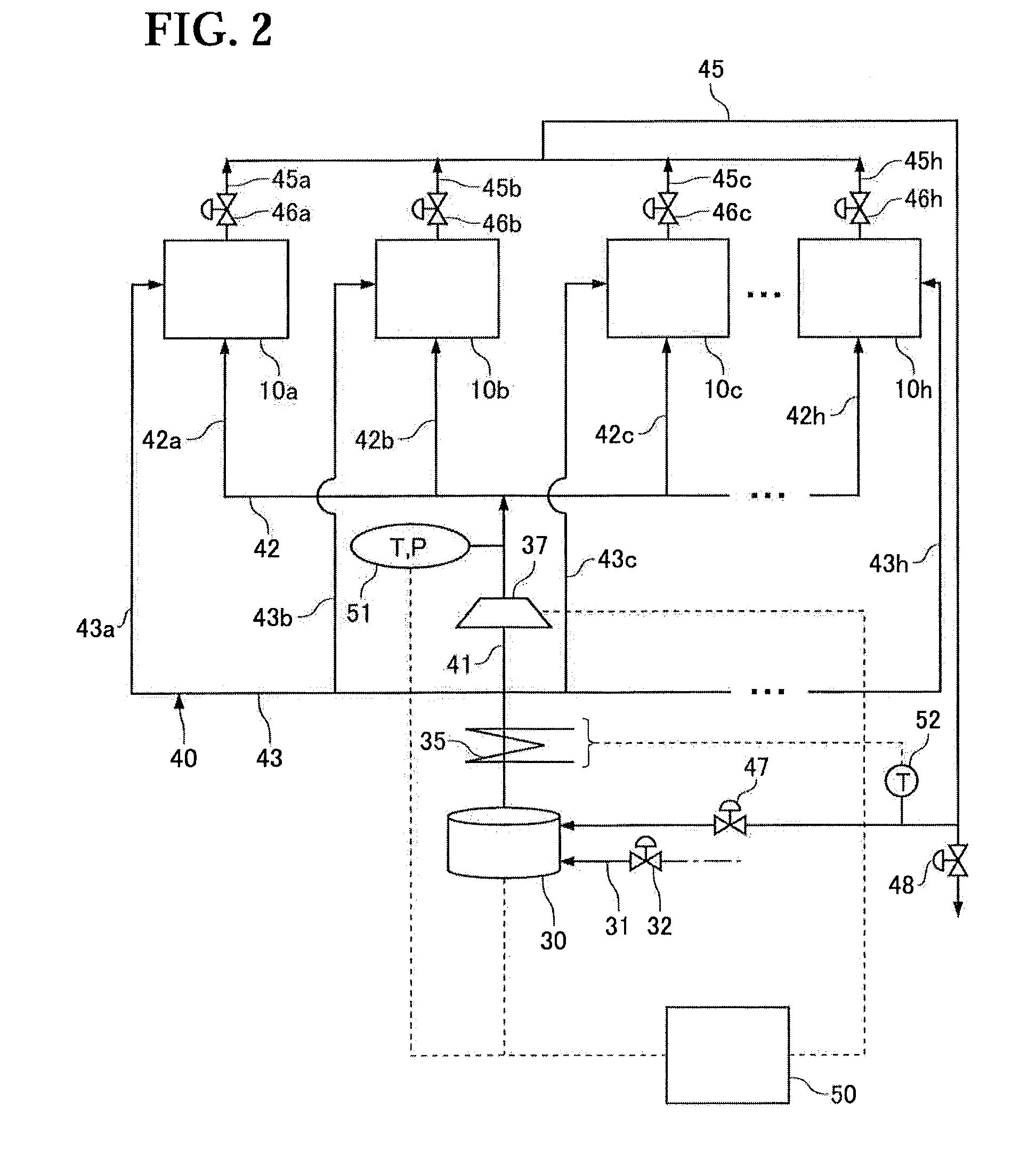 Vulcanizing system and tire vulcanizing method