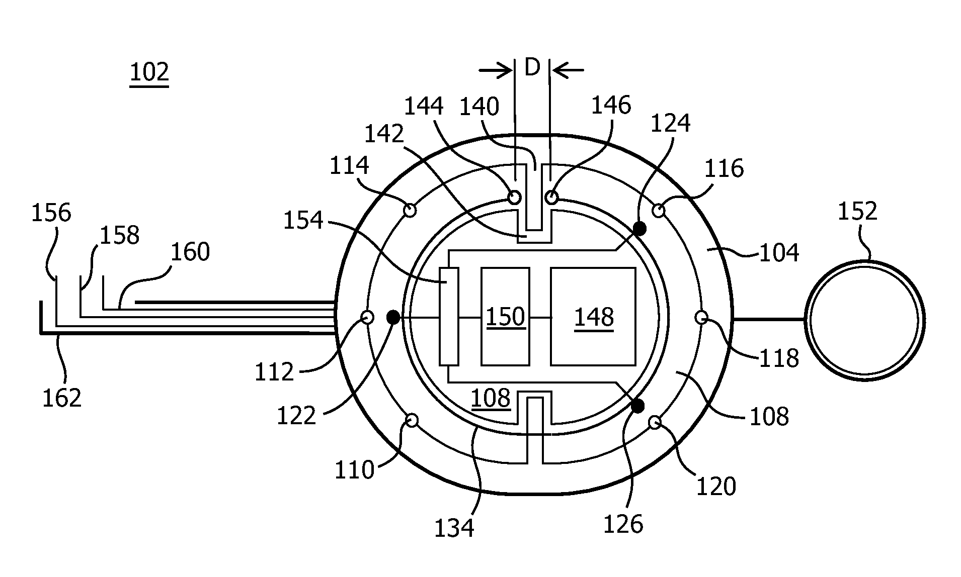 System Comprising a Box for Implanting in a Body Part