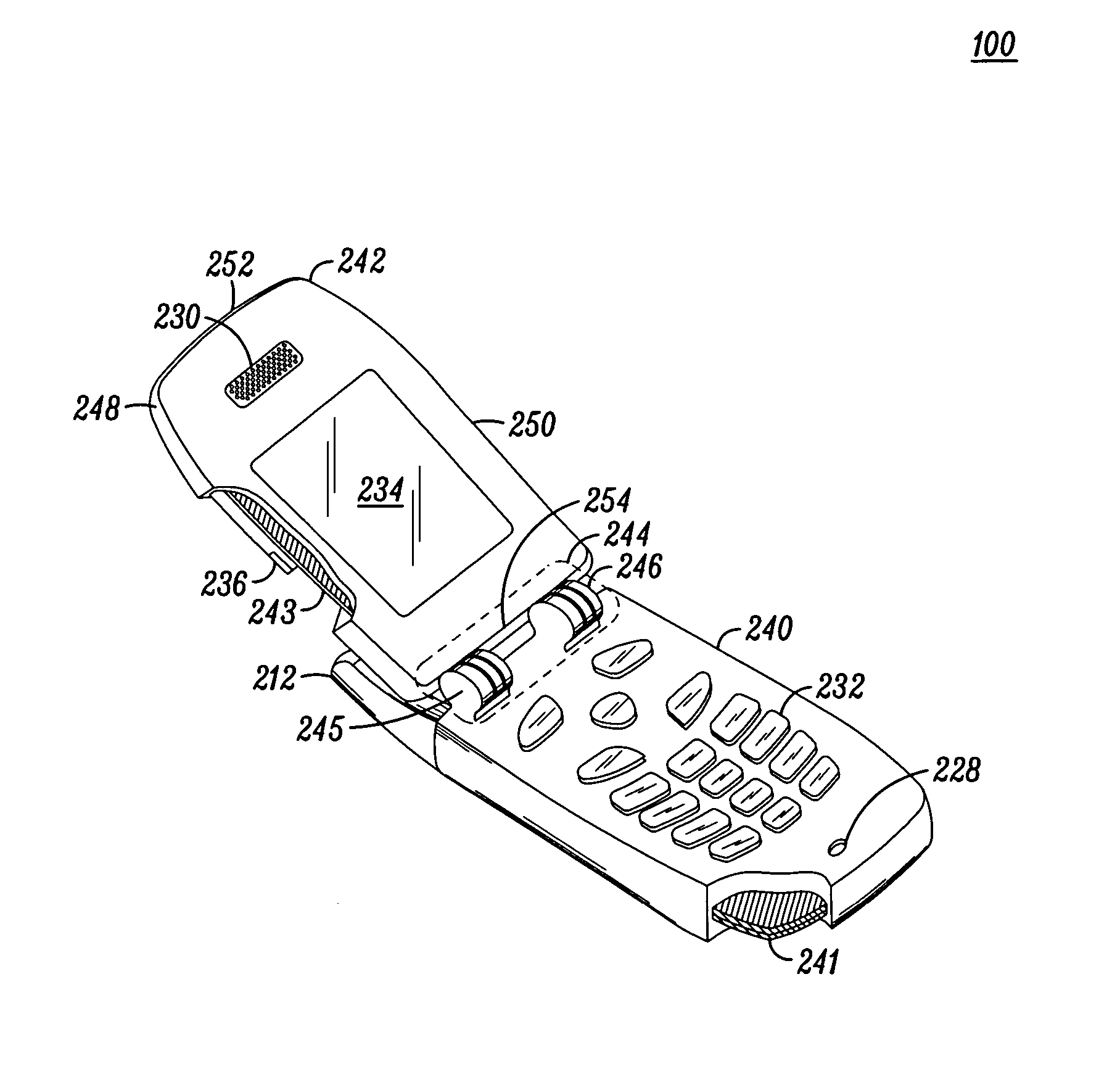 Portable communication device with global positioning system antenna