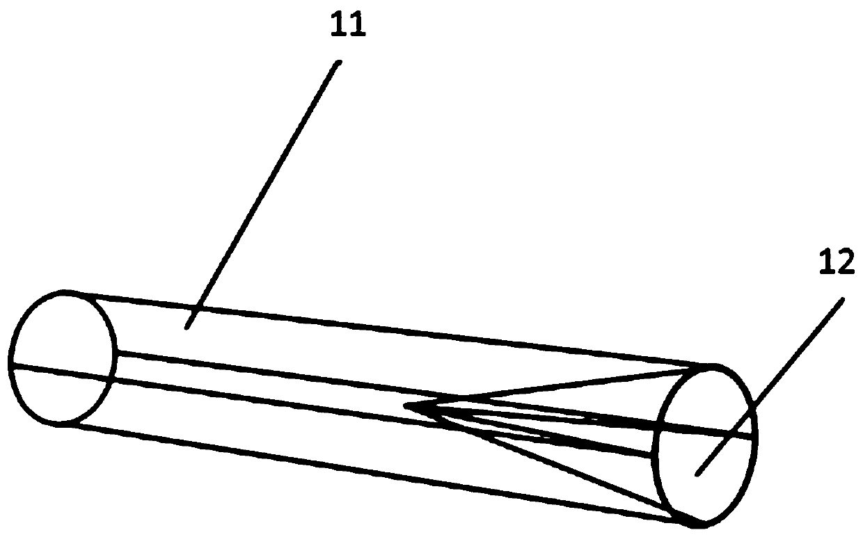 Insulated discharge rod for capacitor