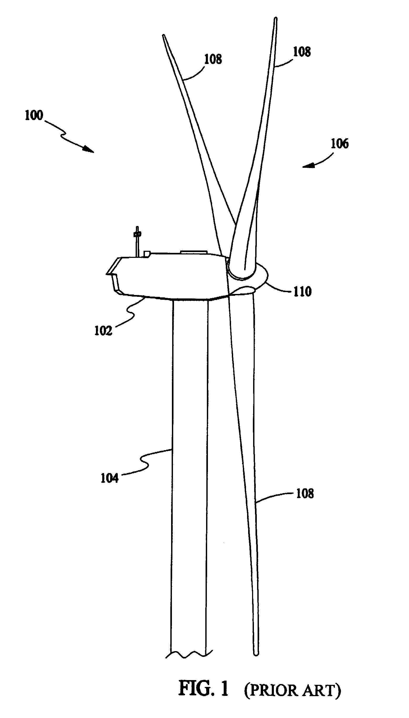 Method for changing removable bearing for a wind turbine generator
