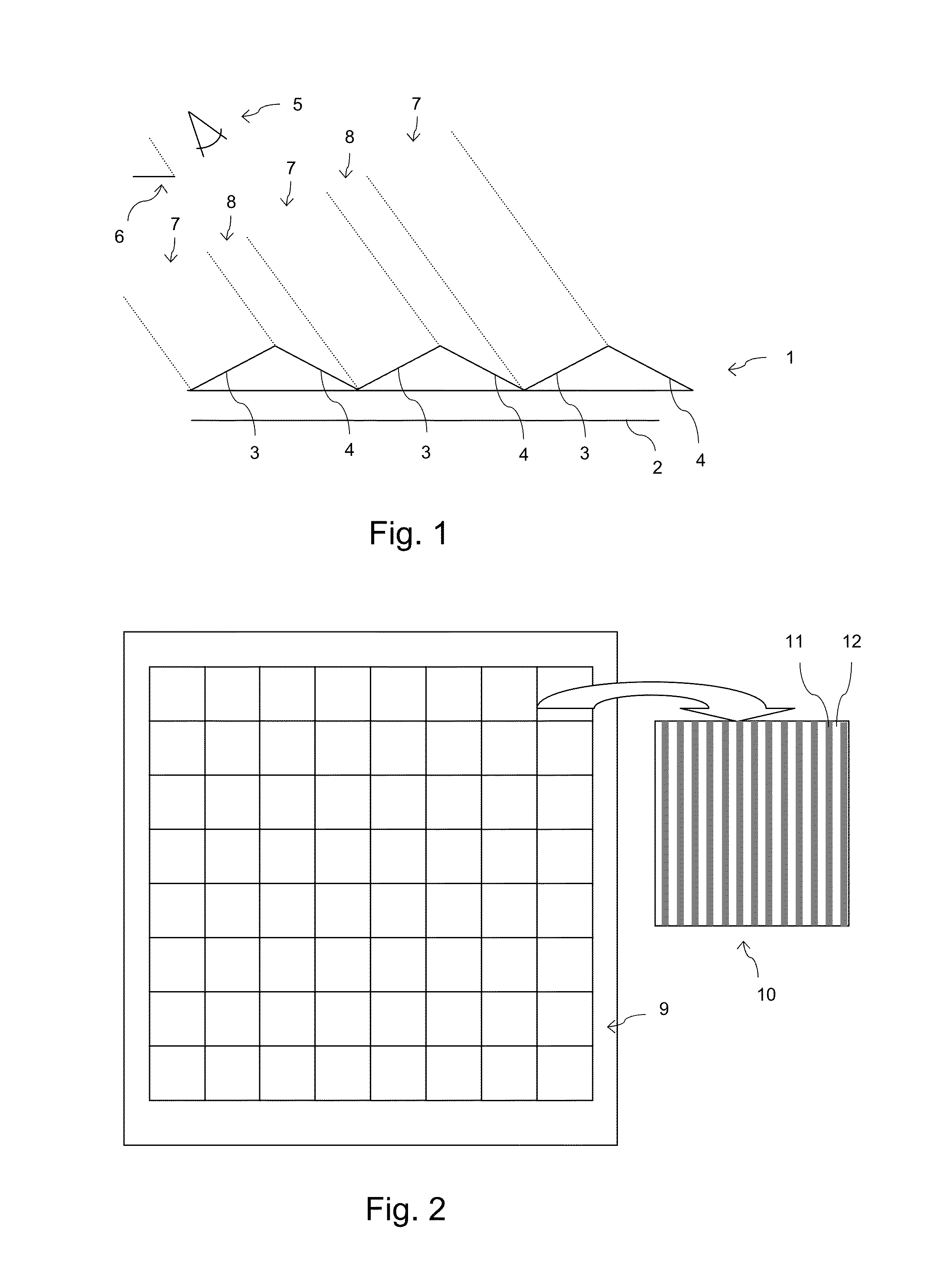 Ghosting compensation in relief images for directional prints