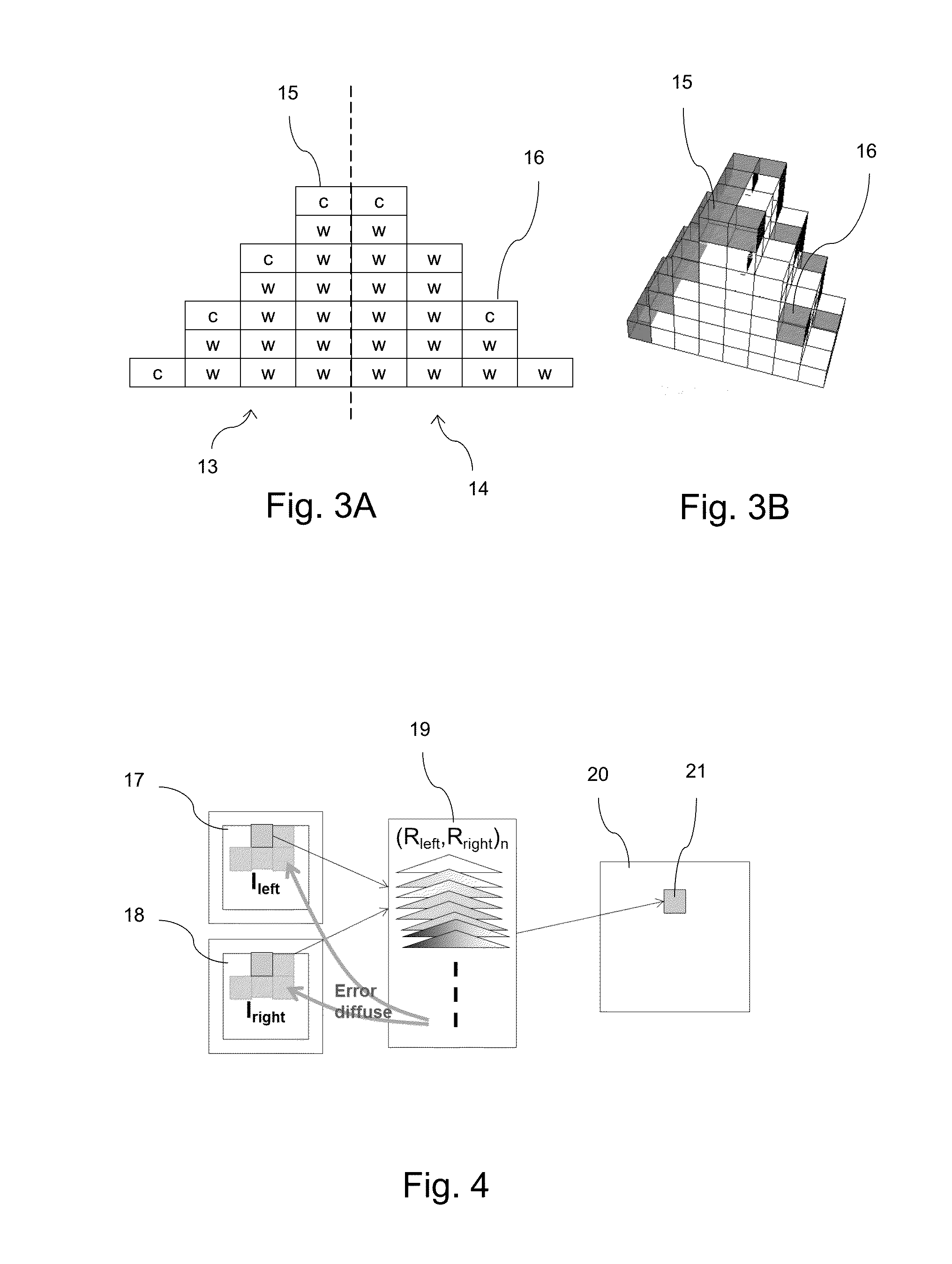 Ghosting compensation in relief images for directional prints