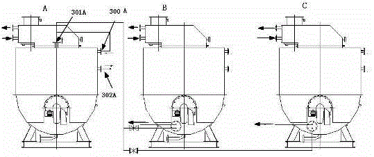 Superheated steam combined boiler and superheated steam making method