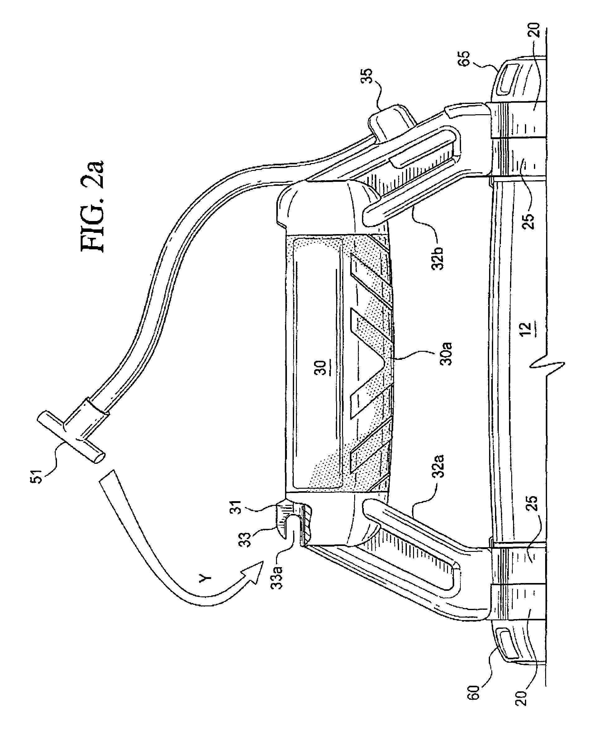 Flashlight with rotatable handle