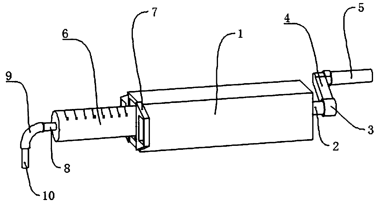 Bone cement propelling type injection device