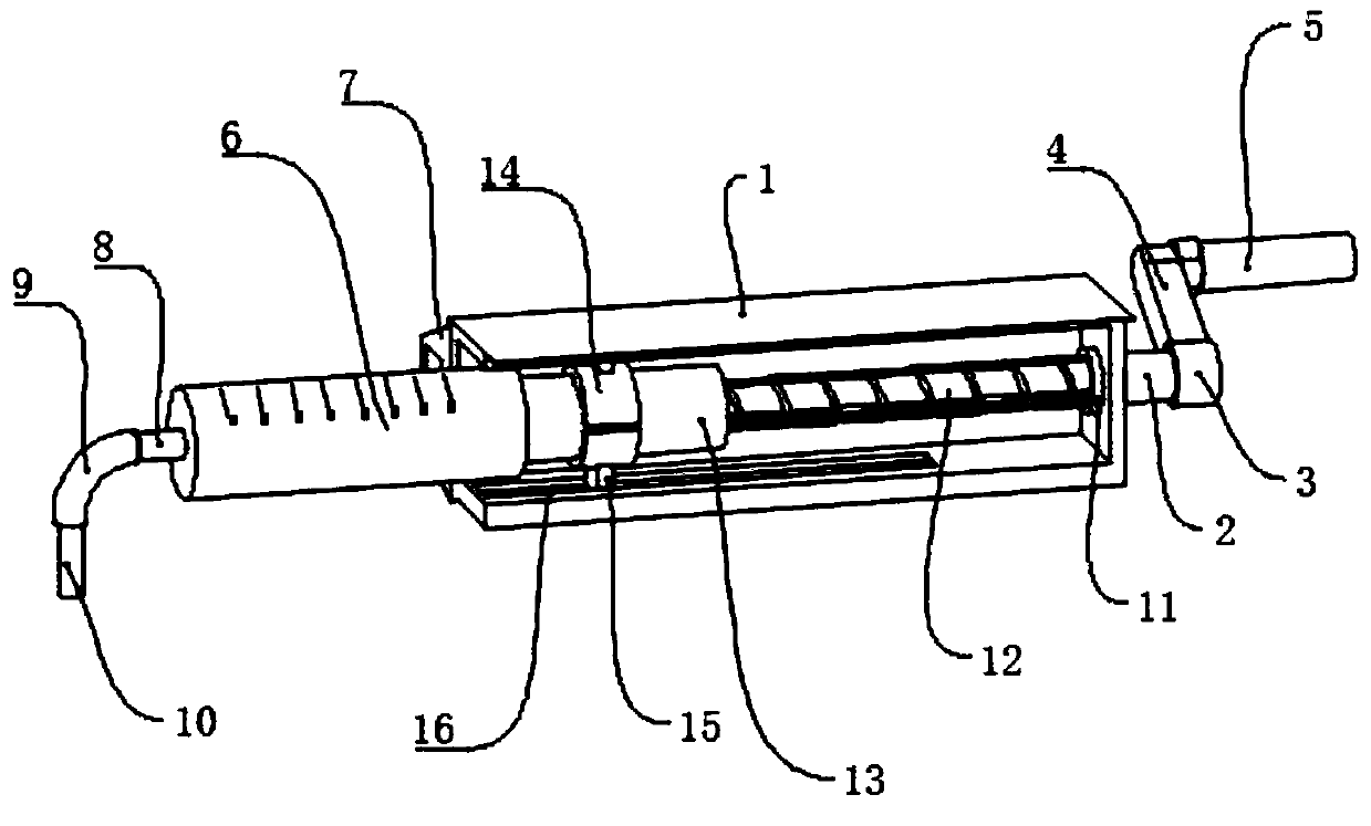 Bone cement propelling type injection device