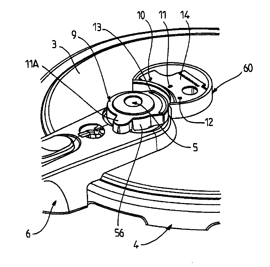 Pressure cooker provided with an electronic information device