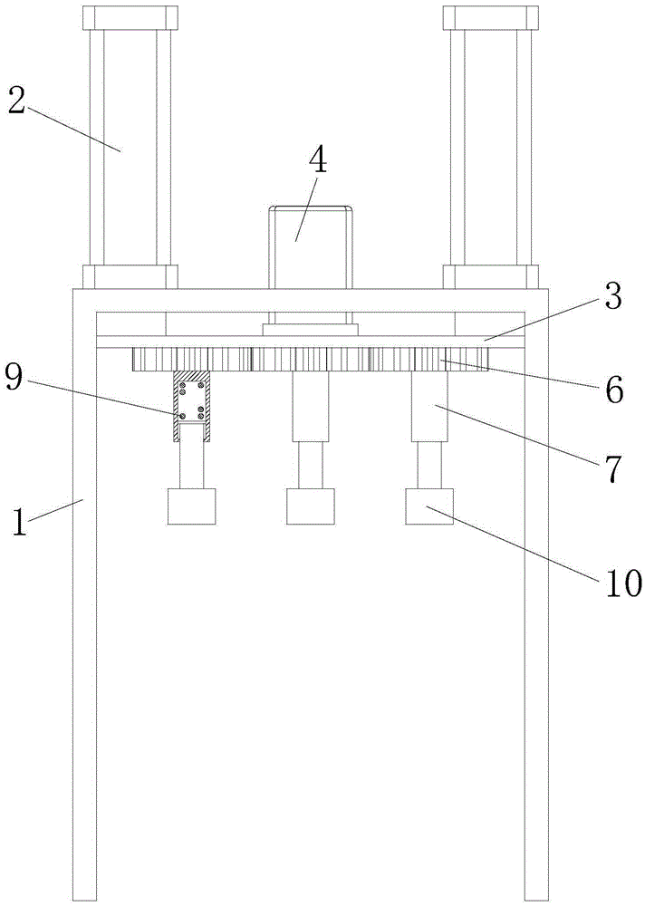 Bolt screwing device for ball valve assembly machine