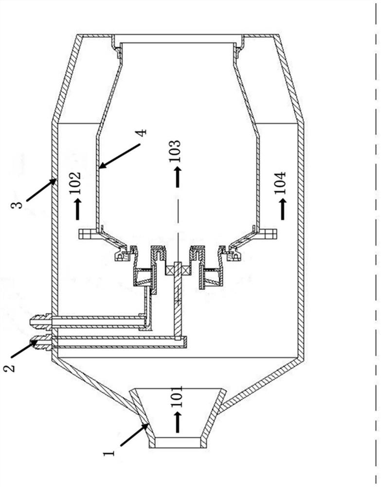 Static pressure measuring structure for wall surface of flame tube, connecting device, combustion chamber and combustion chamber test system
