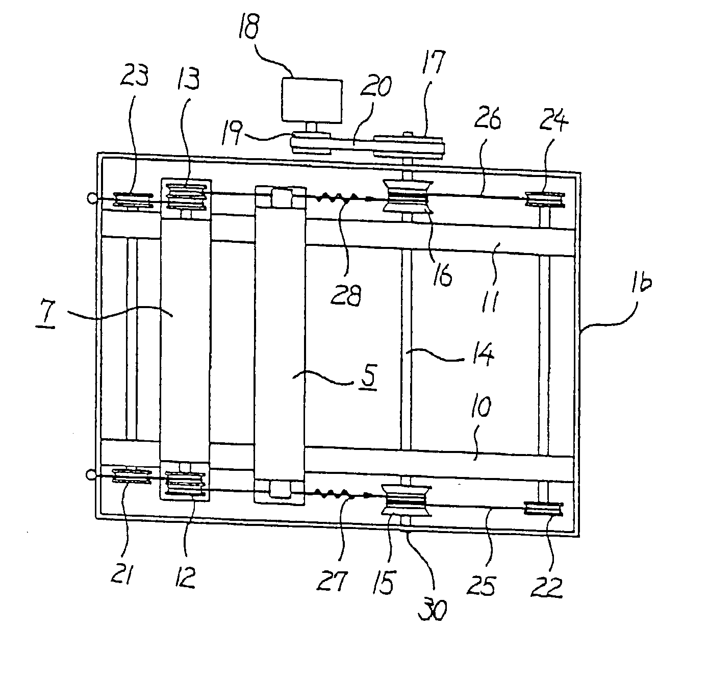 Image reader, image forming device, and bearing structure