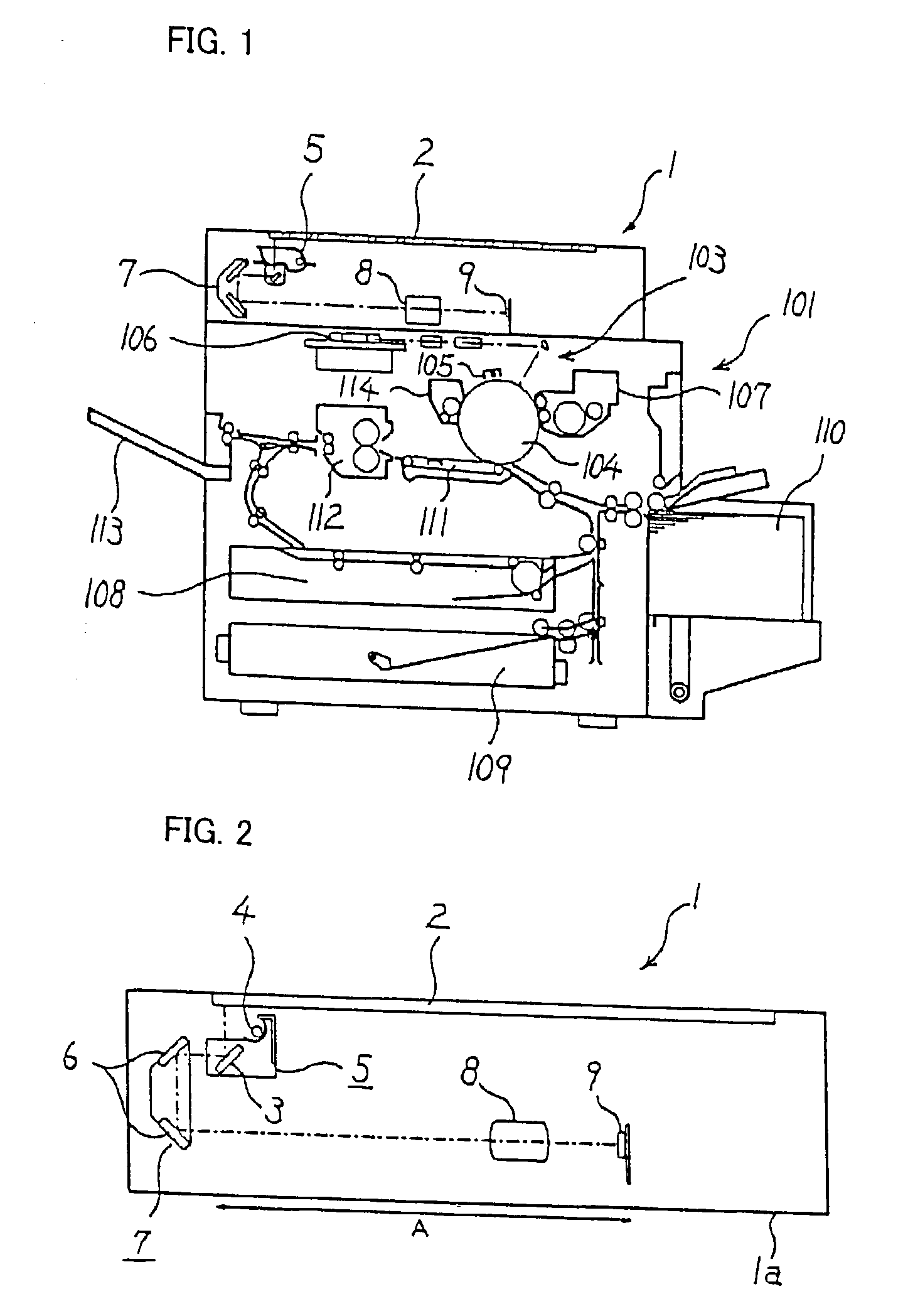 Image reader, image forming device, and bearing structure