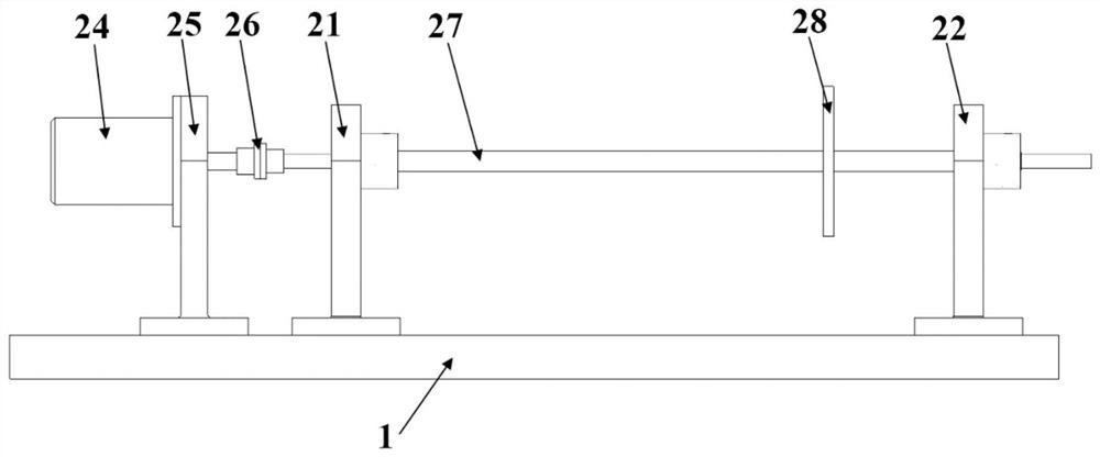 A static eccentric oil film loading device and loading method for a squeeze oil film damper-rotor test system