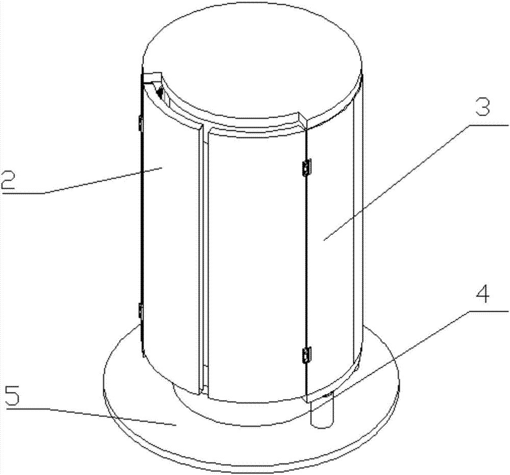 Noise reduction mechanism used for four-constant air conditioner chamber of motor home