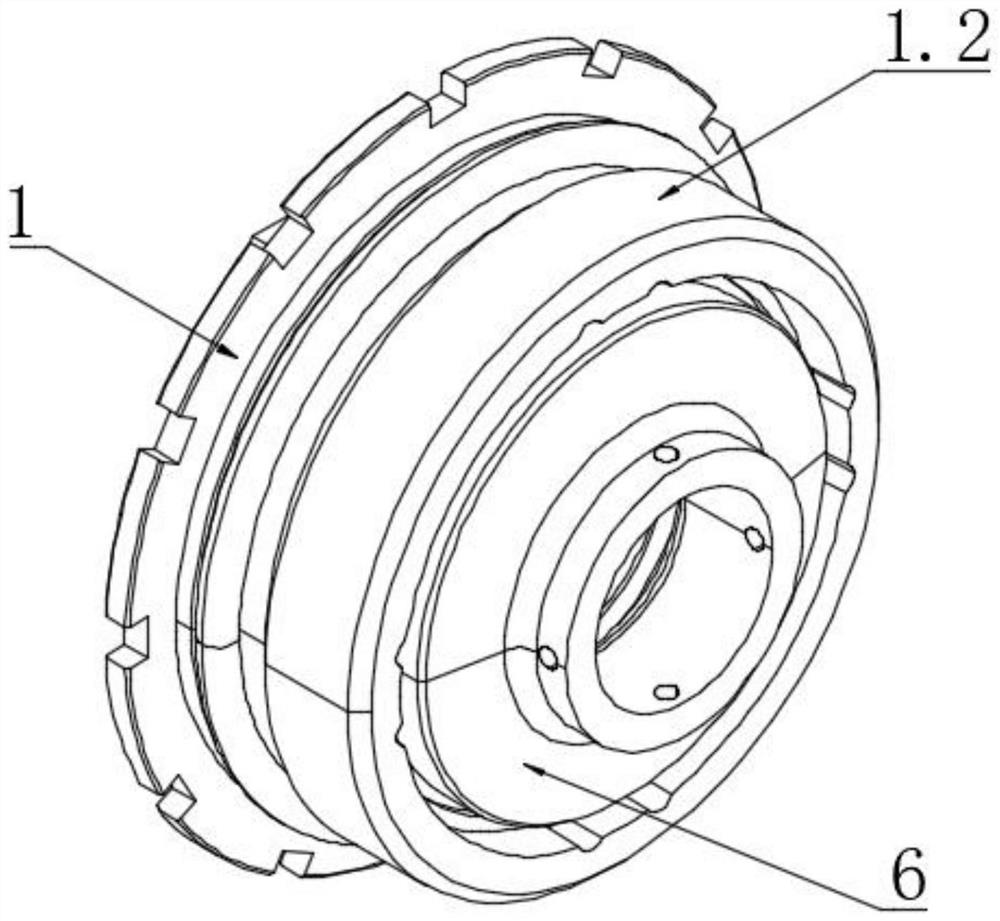 Sealing device for ultra-high-speed turbine rotor