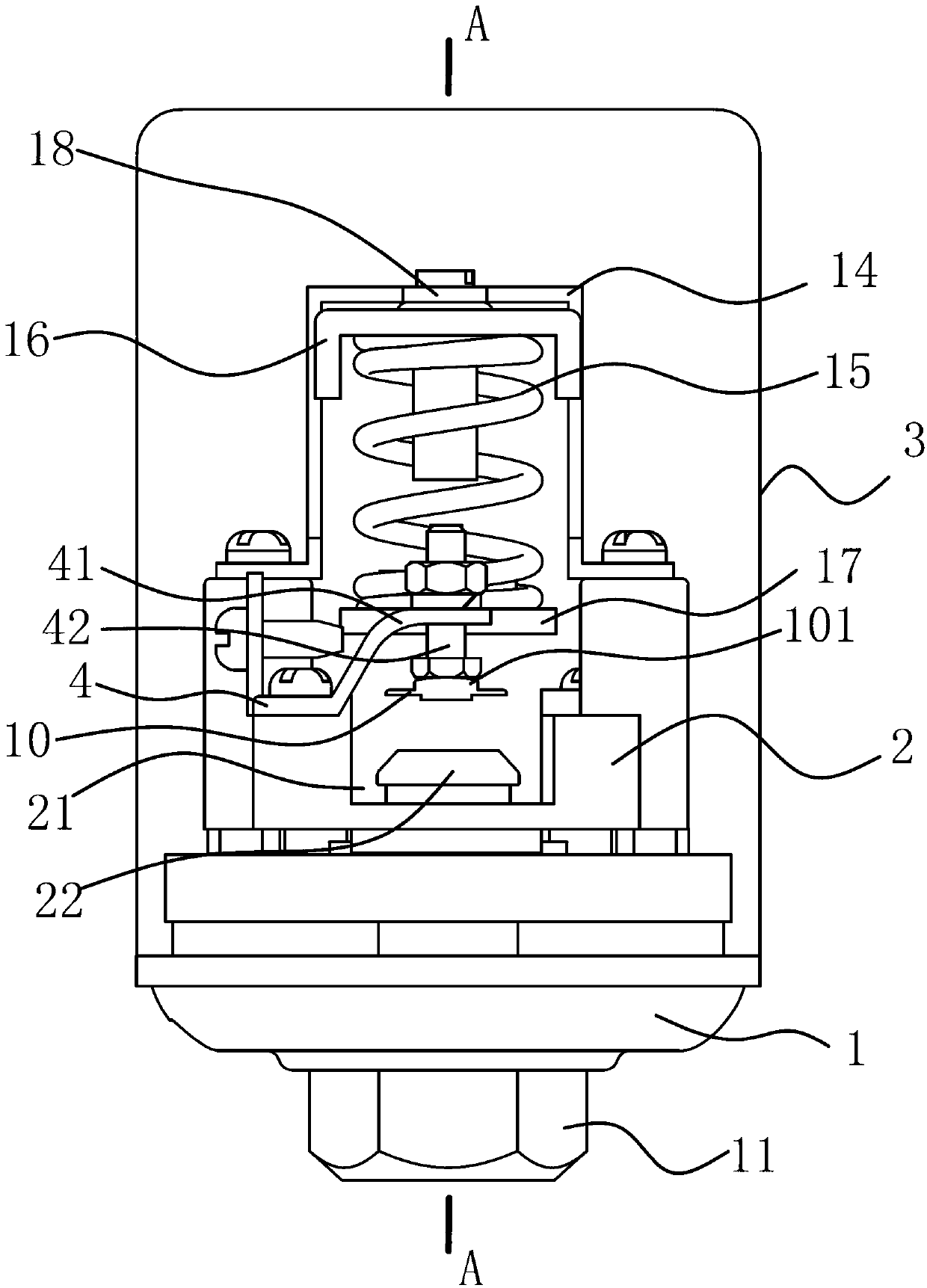 Automatic pressure controller of electric pump