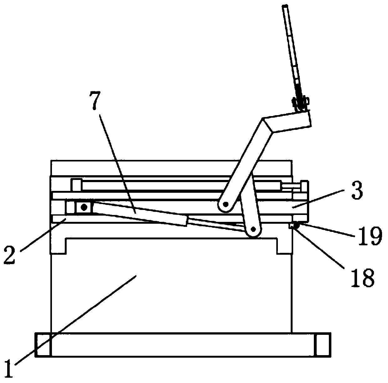 Self-overturning small box for garbage truck