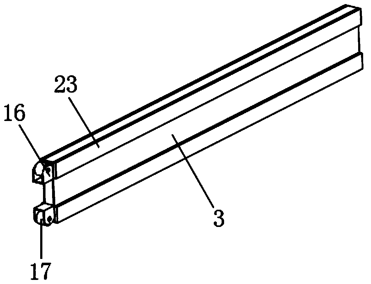 Self-overturning small box for garbage truck