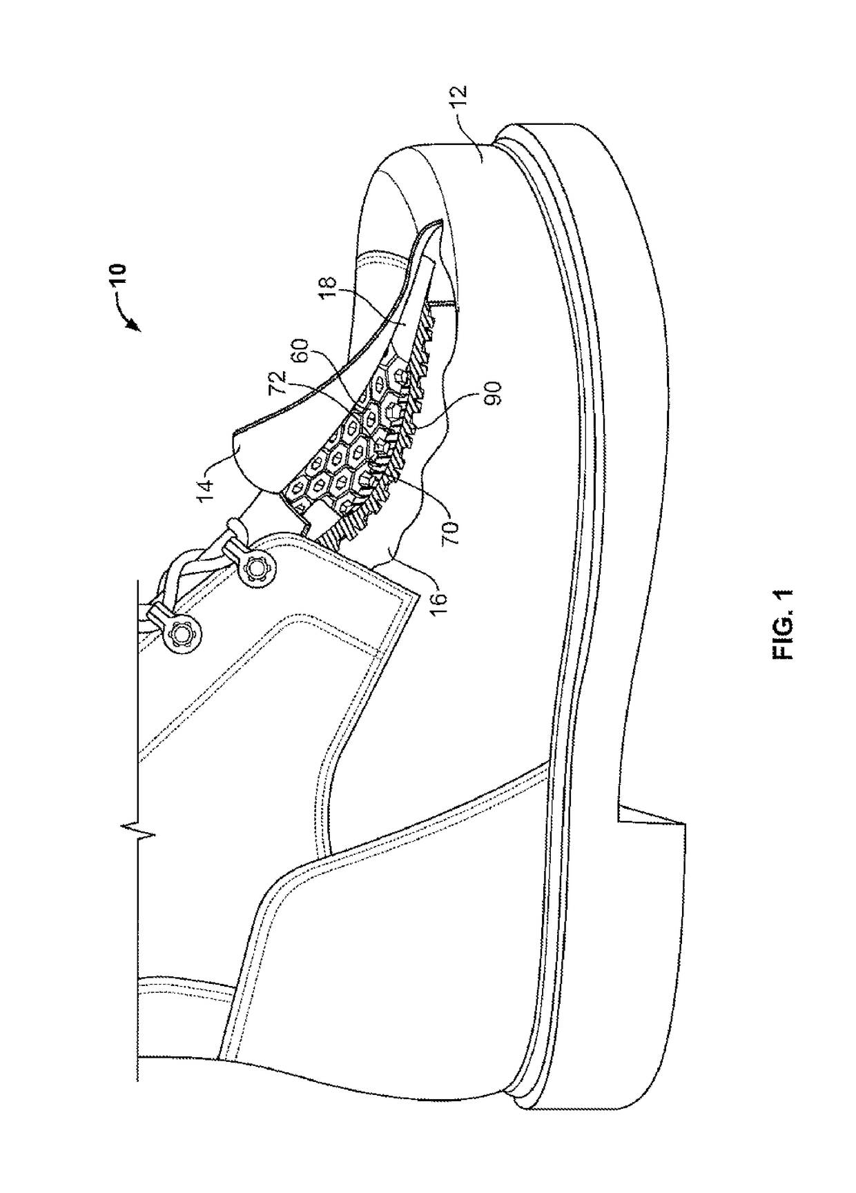 Protection devices for use in shoes or other products