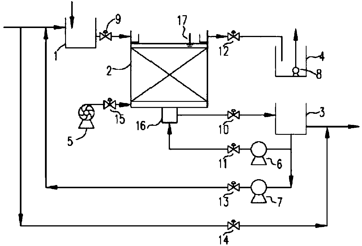 Sewage denitrification treatment system