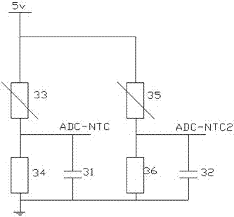 Energy storage charging and discharging controller with warming function