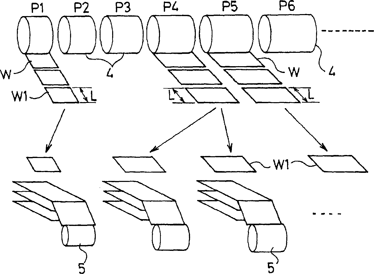 Method of feeding tire structure member